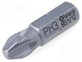 Screwdriver bit; Phillips; PH3; Overall len: 25mm WERA WERA.851/1Z/3