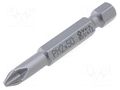 Screwdriver bit; Phillips; PH2; Overall len: 50mm; TORSION WERA WERA.851/4TZ/2