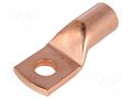 Tip: ring tube; M10; 70mm2; crimped; for cable; L: 43.5mm; copper ERGOM OCZ-070/10