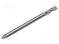 Screwdriver bit; Pozidriv®; PZ1; Overall len: 127mm WERA WERA.855/4Z/127