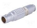 Connector: circular; 1B; plug; male; PIN: 6; soldering; for cable; 7A LEMO FGG1B306CLAD62Z