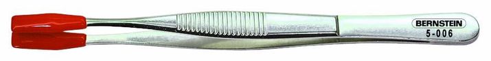 Component tweezers, 140 mm, nickel-plated 5-006