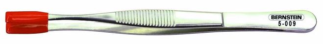 Component tweezers, 140 mm, nickel-plated 5-009