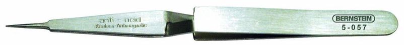 SMD cross tweezers, 120 mm, self-locking, straight-pointed 5-057