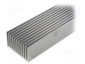 Heatsink: extruded; grilled; natural; L: 1000mm; W: 100mm; H: 60mm FISCHER ELEKTRONIK SK644/1000/AL