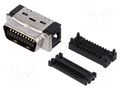 Connector: MDR; PIN: 20; shielded; for cable; polyester; plug; male 3M 10120-6000EL
