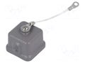 Protection cover; size 3A; Han; for latch; with extra seal; metal HARTING 09200035425