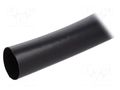 Insulating tube; PVC; black; -20÷125°C; Øint: 24mm; L: 75m; UL94V-0 SIGI PVC125-24-BK-75