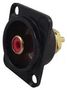 SOCKET, PHONO, BLACK, D, RED NF2D-B-2