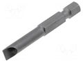 Screwdriver bit; slot; 5.5x0.8mm; Overall len: 50mm; PROFESSIONAL WIHA WIHA.01795