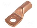 Tip: ring tube; M8; 35mm2; crimped; for cable; L: 33.5mm; copper ERGOM OCZ-035/8