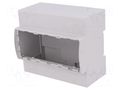 Enclosure: for DIN rail mounting; Y: 90.5mm; X: 106.3mm; Z: 62mm ITALTRONIC IT-25.0610000.BL