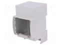 Enclosure: for DIN rail mounting; Y: 90.5mm; X: 53.5mm; Z: 62mm ITALTRONIC IT-25.0306000.BL