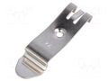 Fixation snap lock; Width: 14mm; TS35; Thread: M4; DIN TS35  rail WEIDMÜLLER FM4/TS35