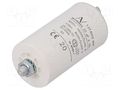 Capacitor: polypropylene; motors, run; 20uF; 420VAC; Ø45x74mm; ±5% KEMET C276CC25200AA0J