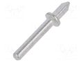 Tip: solder pin; THT; tinned,nickel plated; brass; Ø: 1.3mm OSTERRATH RTM1.3-12/NC