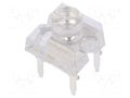 LED Super Flux; yellow; 7.62x7.62mm; 750÷1120mcd; 120°; 30mA OPTOSUPPLY OSY5PAZJC1D