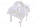 LED Super Flux; red; oval; 7.62x7.62mm; 4200÷5800mcd; 30mA; 30/70° OPTOSUPPLY OSR5PAZG71D