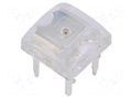 LED Super Flux; orange; 7.62x7.62mm; 750÷1200mcd; 140°; 50mA OPTOSUPPLY OSO5PAZ4E1D