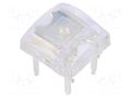 LED Super Flux; 7.62x7.62mm; blue; 500÷750mcd; 140°; Front: flat OPTOSUPPLY OSB56LZ4E1D