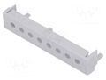 Terminals cover; grey; Holes no: 8; 7.65mm ITALTRONIC IT-P05040207T.BL