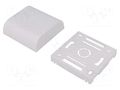 Enclosure: wall mounting; X: 80mm; Y: 80mm; Z: 35mm; ABS; white ITALTRONIC IT-61.6021003