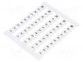 Marker; horizontal; white; 5mm; Marking: 1-10 WEIDMÜLLER DEK5-FWZ1-10