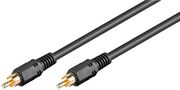 Coaxial Digital/Audio Connector Cable, RCA S/PDIF, Double Shielded, 2 m - RCA male > RCA male 50267