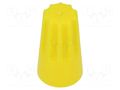 Quick splice; Wire Grip; screwed; yellow; 22AWG÷10AWG; 600V TE Connectivity 2299505-1