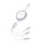 Foneng X113 3-in-1 Cable 1.1M White, Foneng X113 white