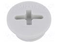 Stopper; M12; 1.5; IP54; polyamide; light grey; SKINDICHT®; 6mm LAPP BLK-GL-M12-R7035