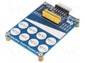 Sensor: touch; capacitive; GPIO,I2C; 2.4÷5.5VDC; Ch: 16 WAVESHARE WSH-10225