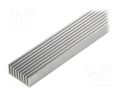 Heatsink: extruded; grilled; natural; L: 1000mm; W: 33mm; H: 14mm FISCHER ELEKTRONIK SK636/1000/AL