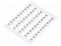 Marker; horizontal; white; 5mm; Marking: 51-100 WEIDMÜLLER DEK5-FW51-100