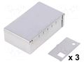 Enclosure: shielding; X: 50mm; Y: 83mm; Z: 26mm; steel TEKO 372.16