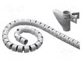 Spiral wrapping; ØBundle : 20mm; L: 2.5m; Body: grey Goobay WT-25/S