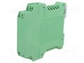 Enclosure: for DIN rail mounting; polyamide; green; terminals: 12 DEGSON ELECTRONICS FMET-03P-14-15AH