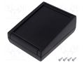 Enclosure: desktop; TEKMAR; X: 100mm; Y: 130mm; Z: 50mm; ABS; black TEKO TK-S.9