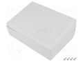 Enclosure: desktop; TEKMAR; X: 133mm; Y: 188mm; Z: 75mm; ABS TEKO TK33SP.7