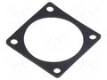 Socket gasket; flange (4 holes); RT360; size 18; Ecomate RM AMPHENOL RTFD18B