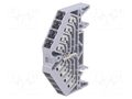 Splice terminal: rail; 17.5A; spring clamp; grey; polycarbonate WEIDMÜLLER PPV4GR35X7.5DGR
