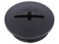 Stopper; M25; 1.5; IP68; polyamide; black; SKINDICHT®; with seal LAPP BLK-GL-M25+O-R9005