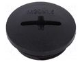 Stopper; M20; 1.5; IP68; polyamide; black; SKINDICHT®; with seal LAPP BLK-GL-M20+O-R9005