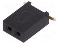 Connector: pin strips; socket; female; PIN: 2; straight; 1A; SMT CONNFLY DS1065-05-2X1S8BS