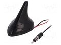 Antenna; SHARK; AM,FM; DIN; 2dB; 5dB; black; 12VDC JC Antenna ANT.S09