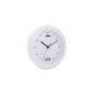 Bathroom Clock / Thermometer 17 cm Analogue White 506271 8712511151271