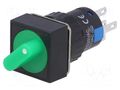 Switch: rotary; Pos: 2; SPDT; 3A/220VAC; 2A/24VDC; -20÷55°C; 50mΩ ONPOW V16-11XAF-2-24G