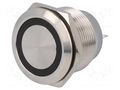 Switch: vandal resistant; Pos: 2; SPDT; 0.5A/220VAC; 2A/36VDC; IP67 ONPOW V22-11WE