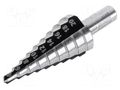 Drill bit; Ø: 4÷20mm; high speed steel; 8mm; Steps: 9 WOLFCRAFT WF2515000
