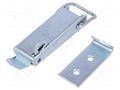 Clasp; steel; W: 43mm; L: 193.5mm; 2000N; with padlock hole ELESA+GANTER TLAL.Z-30/193.5R